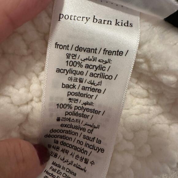 Pottery Barn Kids Star Wars Mandalorian Grogu Blanket Baby Yoda Sherpa Lined - Picture 5 of 6